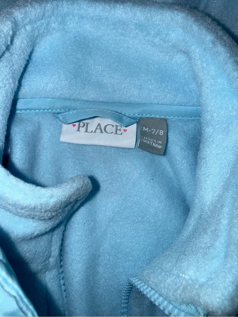 Teal Blue & Gray with Hood Winter Jacket